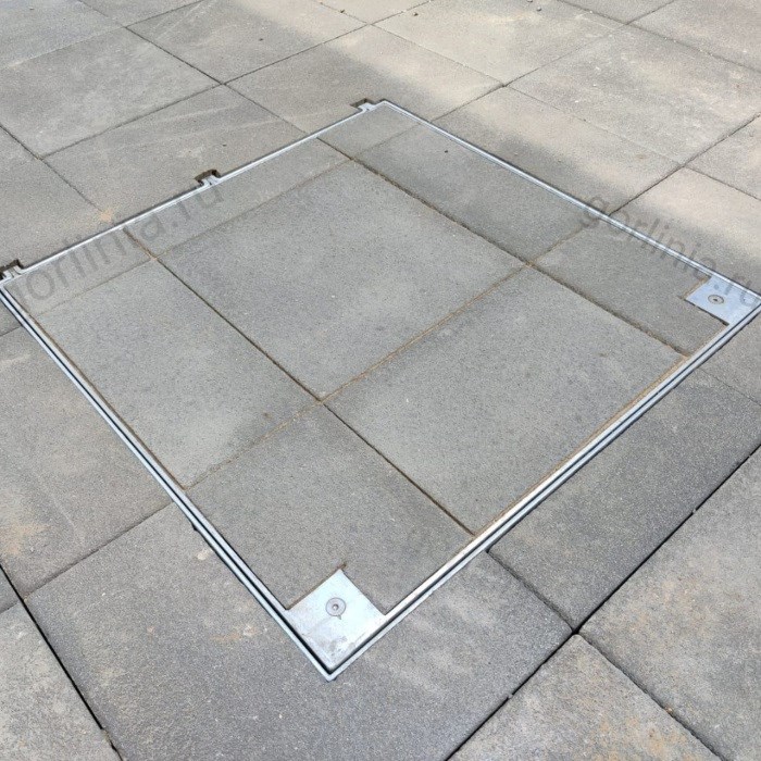 Люк из оцинкованной стали с разъемным шарниром