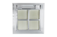 Люк в подвал Периметр 1000х1100п откидной алюминиевый